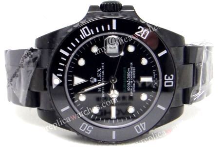 High Quality Replica Solid Black Rolex Submariner Ceramic Bezel watch 36mm